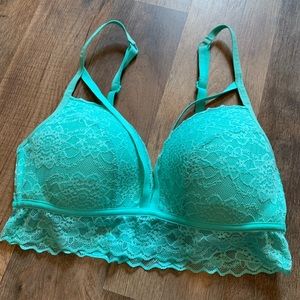 VS PINK padded lace bralette / bra